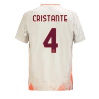 Camisa de Futebol AS Roma Bryan Cristante #4 Equipamento Secundário 2024-25 Manga Curta